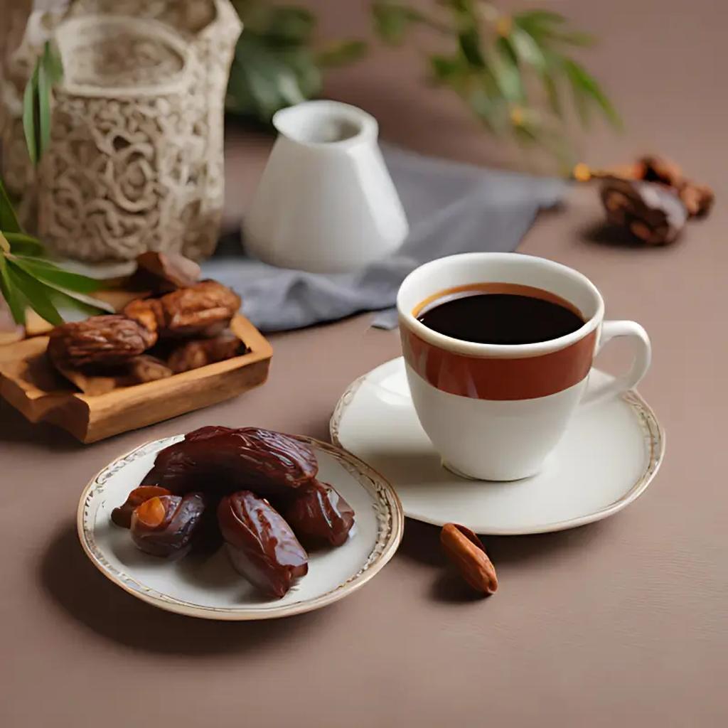 healthy coffee substitute, organic date seed beverage, herbal coffee drink, antioxidant-rich coffee alternative, natural energy drink