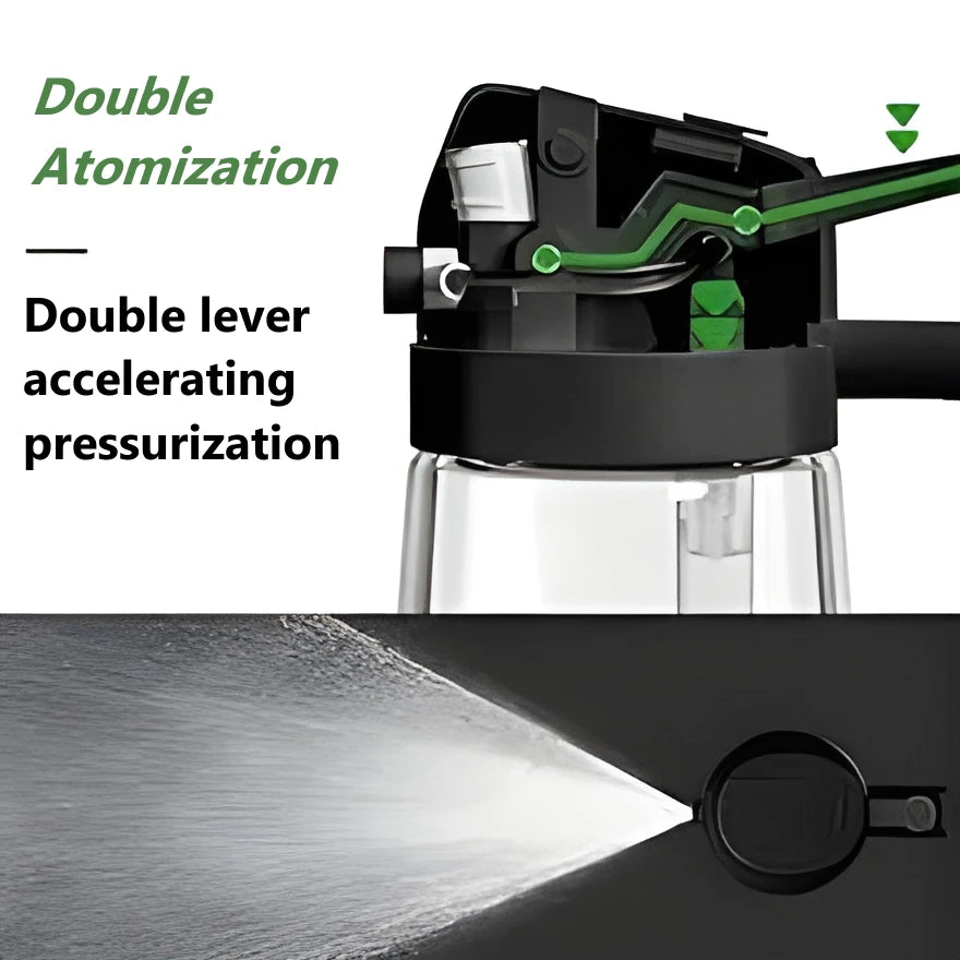 double lever accelerating pressurization