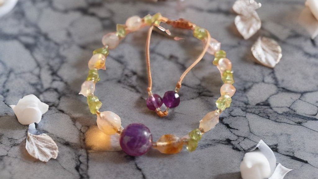 Attract Prosperity with the Amethyst, Citrine & Peridot Wealth Bracelet