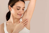 woman, healthy underarm skin, smooth skin, natural skincare, Noorah depilatory powder, herbal hair removal