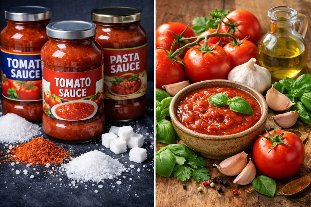 Salsa de tomate comercial: un riesgo oculto para la salud y una alternativa casera sencilla y nutritiva 