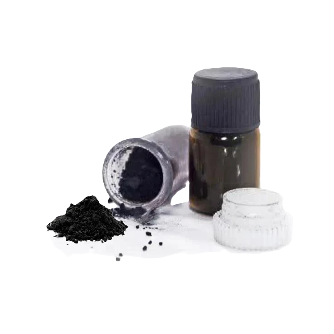 4 nuts Kohl, Natural black kohl powder, 4 nuts kohl eyeliner, Organic kohl powder, Traditional brass kohl container, Kohl stick applicator