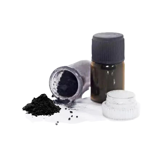 4 nuts Kohl, Natural black kohl powder, 4 nuts kohl eyeliner, Organic kohl powder, Traditional brass kohl container, Kohl stick applicator