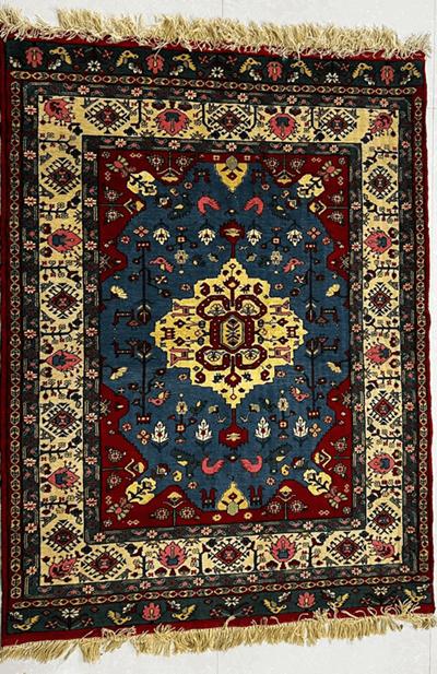 rare handmade Persian rug, Khorasan silk wool rug, authentic Persian carpet, Raaz design rug, handwoven Persian rug, luxury Iranian rug, silk warp Persian carpet, single weft rug, collector’s Persian rug, traditional Persian design, fine silk and wool rug, The Secret motif rug